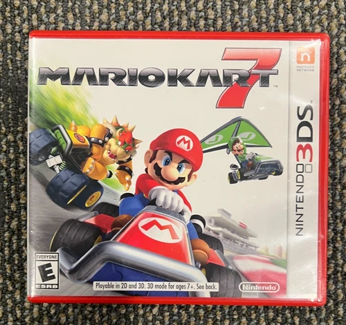 Mario Kart 7 Nintendo 3DS by Nintendo, Multiplayer, Online Play, Original Case