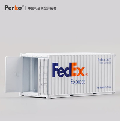 Perka Container Model 1/64 Diecast Alloy Model Car