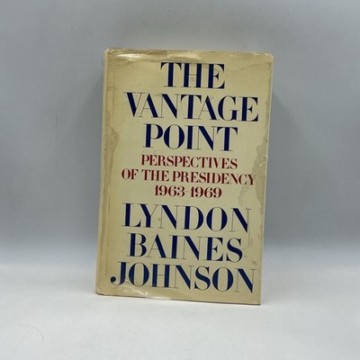 VTG- The Vantage Point Book Lyndon B Johnson 1971, First Edition, HC/DJ- Good