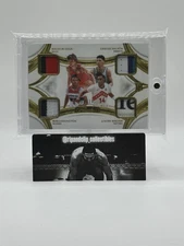 2024-25 Flawless ROOKIE, GU Quad Patches GOLD /10 - MATAS/BUB/JAKOBE/TIDJANE 👀