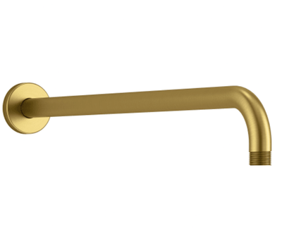 #ad Kohler Statement K 26307 2MB 19quot; Wall Mount RainHead Shower Arm Moderne Brass $138.00