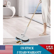 For Floor Cleaning Dual Spinning Scrubber Cordless Electric Mop Spin Mops New
