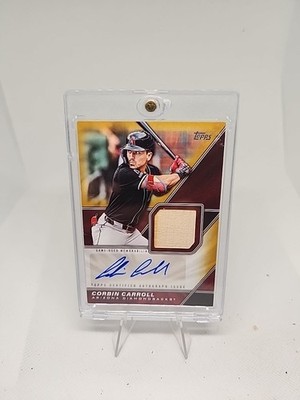 2026 Topps Series 1 Corbin Carroll Major League Material Auto Gold  31/50 DBACKS
