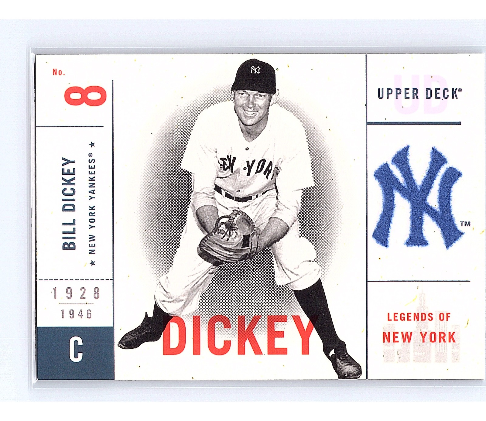 2001 Upper Deck Legends of New York New York Yankees Bill Dickey #95