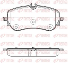 Remsa 1848.00 brake pad set, disc brake for MAN, VW