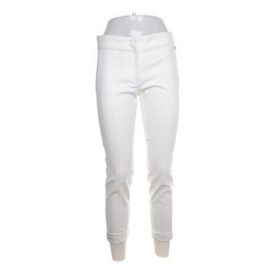 Zara Basic, Hose, Größe: M, Weiß, Baumwolle/Elasthan/Polyester, Einfarbig #vrX