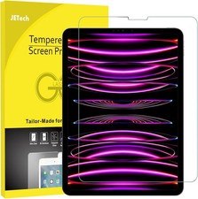 1-Pack Screen Protector for iPad Pro 11-Inch, iPad Air 10.9-Inch, Tempered Glass