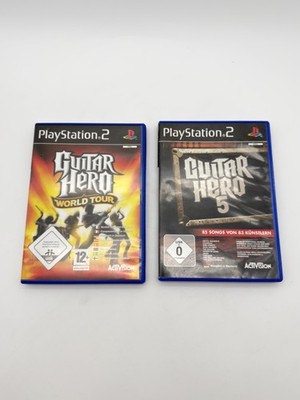 Playstation 2 Guitar Hero 5 & Guitar Hero World Tour
