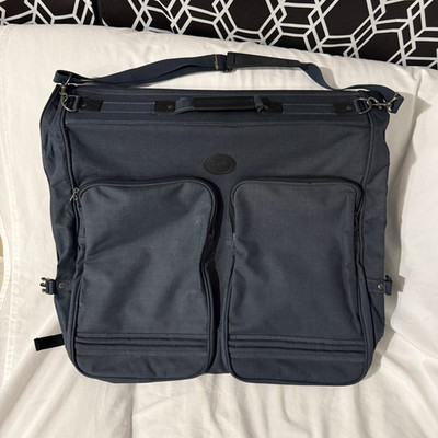 Ricardo Beverly Hills Canvas Garment Bag Suit Carrier Travel Bag Style 1900