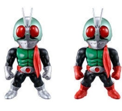 Kamen Rider Converge 11 Kamen Rider No.1 No.2 Figure Bandai Masked