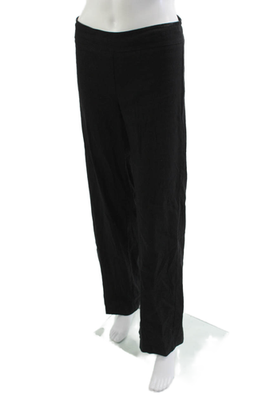 Avenue Montaigne Womens Black Linen Blend Dress Pants Inseam 30 Size 4 |  eBay