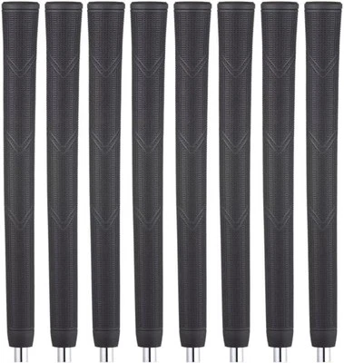 Majek Golf Grips Mens SUPER Jumbo XL Arthritic Black NO LOGO Tour 360 - 8 PACK