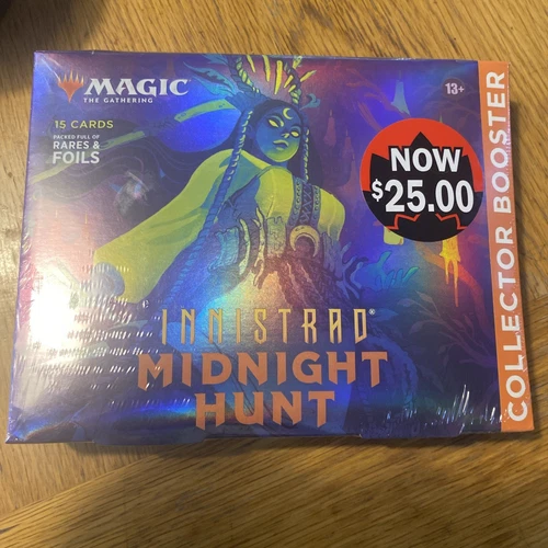 MTG Innistrad Midnight Hunt Collector Booster Pack Sealed Magic The Gathering
