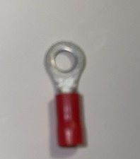 TYCO 22-18 Ga. Nylon-Insulated Ring Terminals, 8 Stud - pack of 50 5