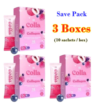 3X IB Colla Collagen Vit C Lychee Beautiful Bright Skin Young Face