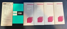 Lot of 6 Vintage IBM Reference Summary Pamphlets Manuals Guides Early 1980s