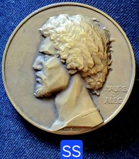 Mauritanie Aleg - Belle Médaille Artistique Bronze 59mm- Maure Par E Monier 1940