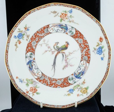 Limoges France Theodore Haviland Brot & Butter / Kuchenteller Paradiesvögel