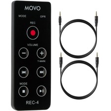 REC-4 Wired Remote Control for Zoom H2n, H4n Pro, H5 and H6 Portable Digital ...