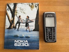 Nokia 6230i Black Phone Cover - Front and Back