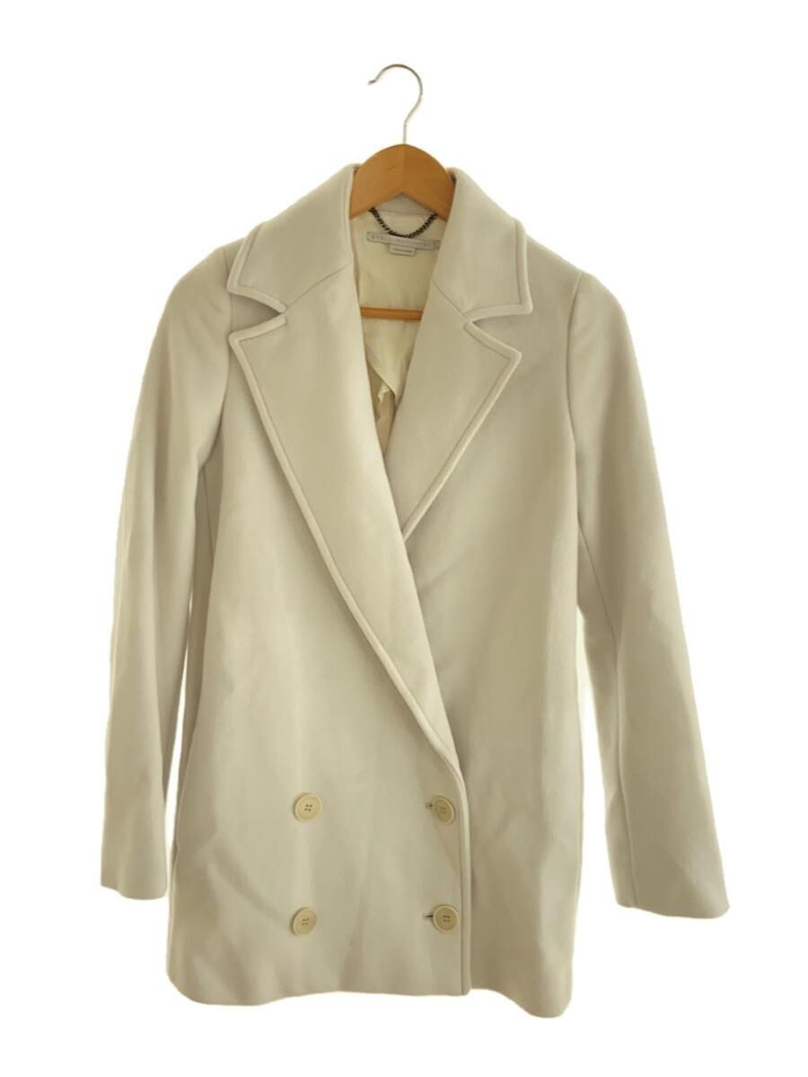 ALTRA Cappotto doppiopetto Stella McCartney altro 38 lana panna tinta unita