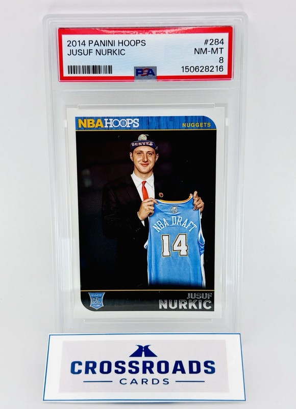 2014-15 NBA Hoops Jusuf Nurkic RC #284 PSA 8 Nuggets / Blazers / Suns