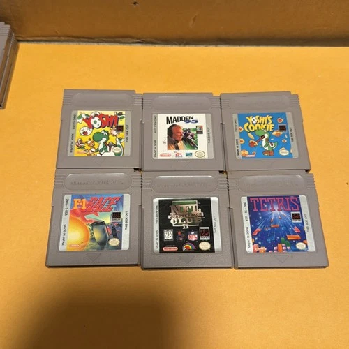 Lot of 6 Game Boy Authentic Cartridges  - Tested & Working