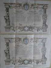 Netherlands; Noord Hollandsche Ver. Witte Kruis-Weisse Kreuz - White Cross. 1888