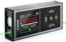 Bilateral Laser Measure Device 120m/393ft Laser Distance Meter LCD Display Level