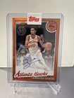 25-26 Topps 1980-81 Topps Basketball Zaccharie Risacher #80BK-24 Auto Orange /25