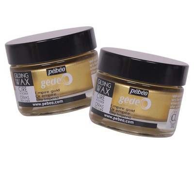 Pebeo Gilding Wax - 2 Pack Empire Gold Antiquing Wax FREE POSTAGE FREE Postage