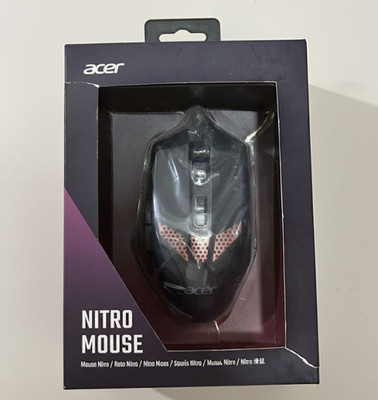 Acer Nitro Mouse (NPMCE1100G) Wired Optical Mouse - Black
