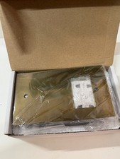 Forbes & Lomax Shaver Socket Aged Brass White Insert SHA/OLB