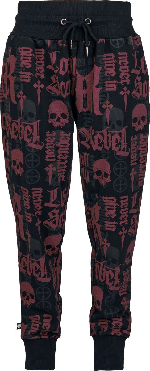Rock Rebel от EMP Damen schwarze который занимается бегом в рок-клубе Фордер и Рюк-Принт 8590₽