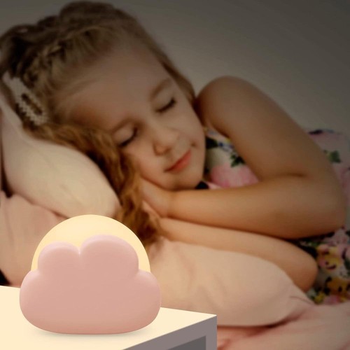 Portable LED Night Light Dimmable Baby Kids Bedroom Night Lamp USB Rechargeable - Picture 5 of 21
