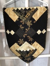 Christmas/All Occasion Table Runner Hand Quilted 17.5 wide x 49 long