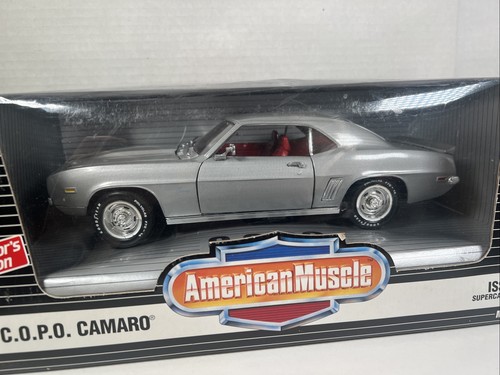 ERTL American Muscle 1969 Silver COPO CAMARO 1/18 Diecast #1/2500 HTS - Picture 3 of 16