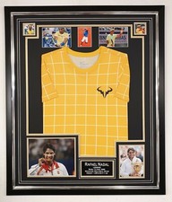 Rafael Nadal SignedPhoto with Shirt Autographed Picture Framed Tennis Display