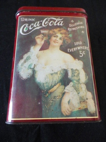 COCA-COLA DECORATIVE METAL TIN "THE PALMS" 1985 - Picture 9 of 12