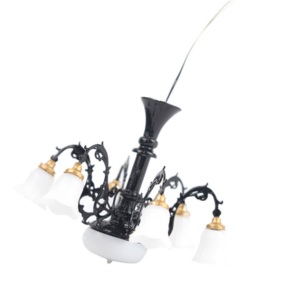 Mini Miniature Bedroom Items Playset Ornaments Tiny Hanging Lamp eBay