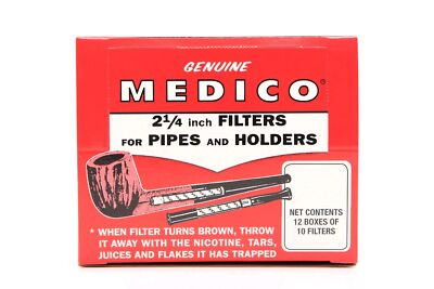 #ad #ad Medico Pipe Filters Tobacco Pipes and Holders 2 1 4quot; Full Box 120 Total Filters $23.50