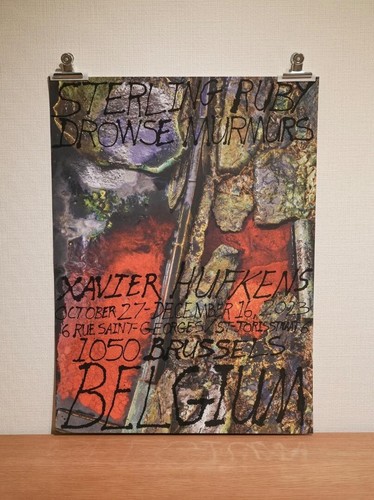 Sterling Ruby Xavier Hufkens Gallery 2023 Exhibition Poster