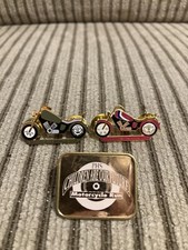 Vintage Motorcycle Miracle Tour Pins Lot Of 3 2006, 2001, Children Vtg Pins