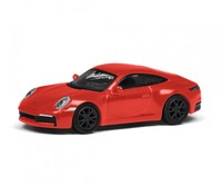 Schuco 1:87 452670400 Porsche 911 Carrera S Rot Neu Ovp