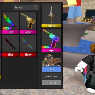 ROBLOX Chroma Luger Godly MM2 Murder Mystery 2 In-Game Item