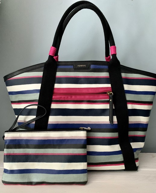 fossil beach bag