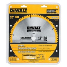 DEWALT DW3128 Series 20 12-Inch 80 Tooth ATB Thin Kerf Crosscutting Miter Saw...