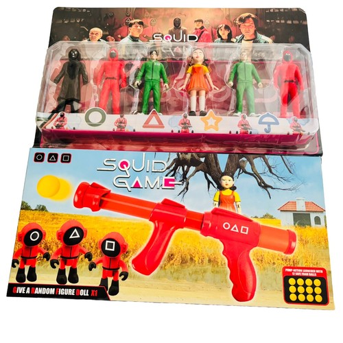 Squid game Action Figures Toy Set For Kids - 第 1/6 張圖片