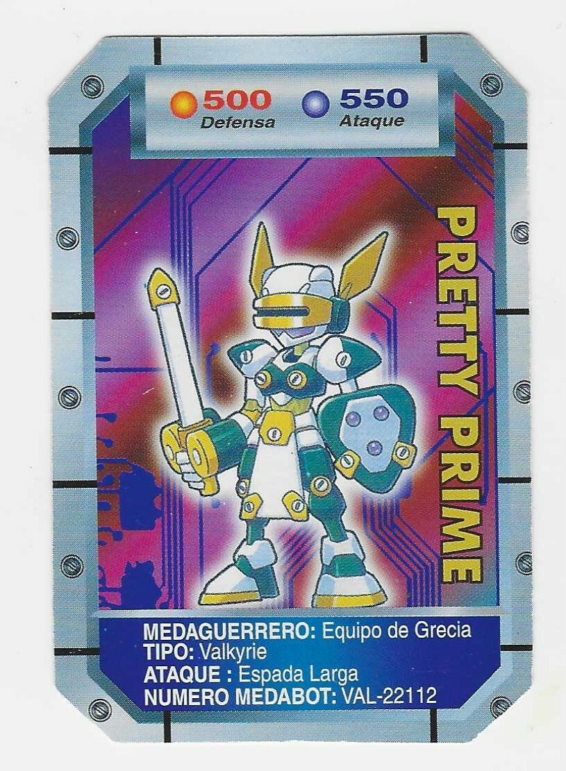 マルチャミー・フロロス プリズマティック 2002 Card MEDABOTS ROLL #39 PRETTY PRIME Peru Very Rare TCG