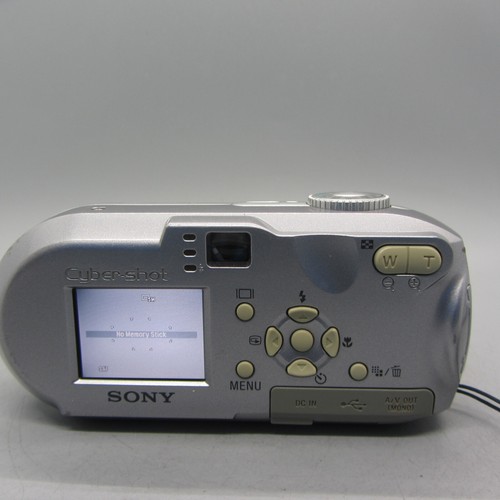 Sony Digital Camera Cybershot DSC-P93a 5.1MP Silver Tested - Picture 3 of 8